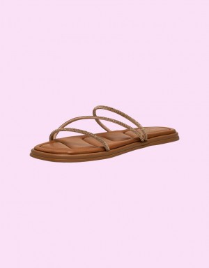 Beige Women's Monsoon Shoe The Bear Embellished Natural Sandals | UAN-8595