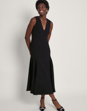 Black Women's Monsoon Rylee Sleeveless Dress | ZPD-8581