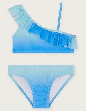 Blue Kids' Monsoon Ombre Bikini Set Swimwear | HTO-6100