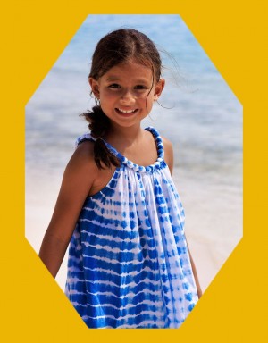 Blue Kids' Monsoon Sunuva Tie Dye Dress | TVT-5166