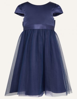 Blue Kids' Monsoon Tulle Bridesmaid Dress | ZXA-8637