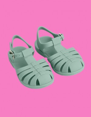 Green Kids' Monsoon Liewood Bre Beach Sandals | VYA-1211