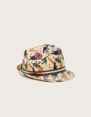 Multicolor Kids' Monsoon Dinosaur Trilby Hats | RYW-2649