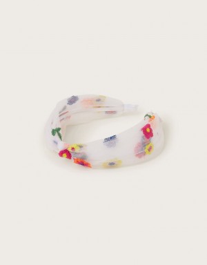 Multicolor Kids' Monsoon Embroidered Flower Headband | YTJ-3066