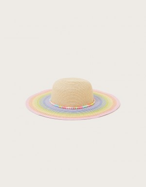 Multicolor Kids' Monsoon Ombre Floppy Hats | RUL-7754