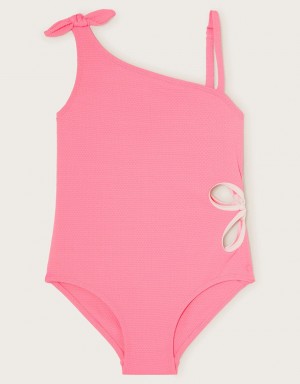 Pink Kids' Monsoon Floral Cut Out Swimsuit Swimwear | SWB-1923