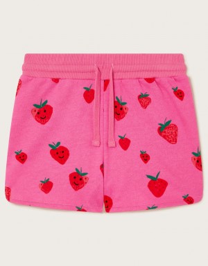 Pink Kids' Monsoon Sally Strawberry Shorts | AVN-3669