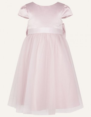 Pink Kids' Monsoon Tulle Bridesmaid Dress | PZP-3332