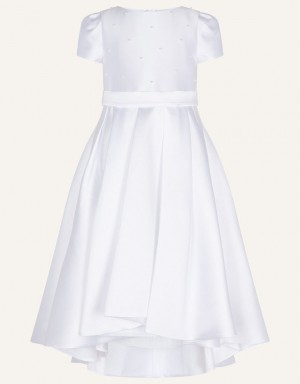 White Kids' Monsoon Henrietta Communion Dress | CMC-4799