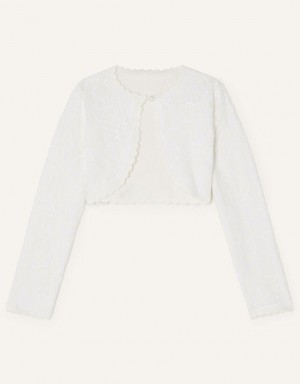 White Kids' Monsoon Lace Cardigan | JRJ-0732