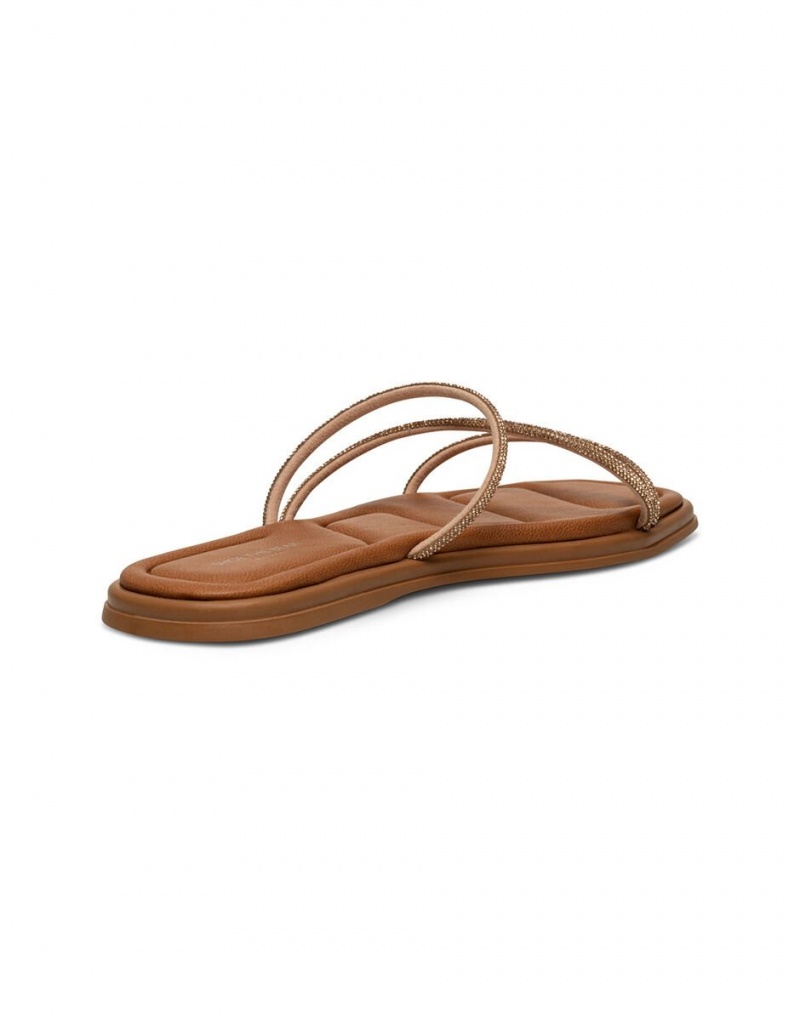 Beige Women's Monsoon Shoe The Bear Embellished Natural Sandals | UAN-8595