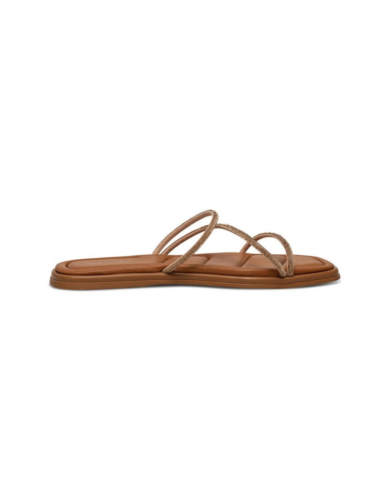 Beige Women's Monsoon Shoe The Bear Embellished Natural Sandals | UAN-8595