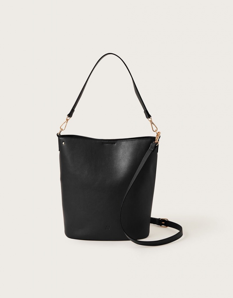 Black Women's Monsoon Bucket Bags | JJB-1800