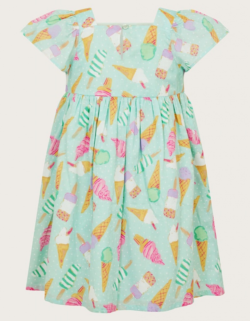 Blue Kids' Monsoon Ice Cream Dress | MGZ-8464