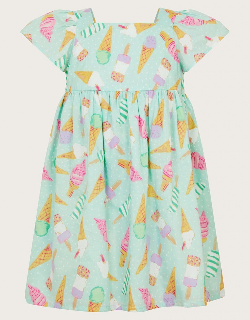 Blue Kids\' Monsoon Ice Cream Dress | MGZ-8464