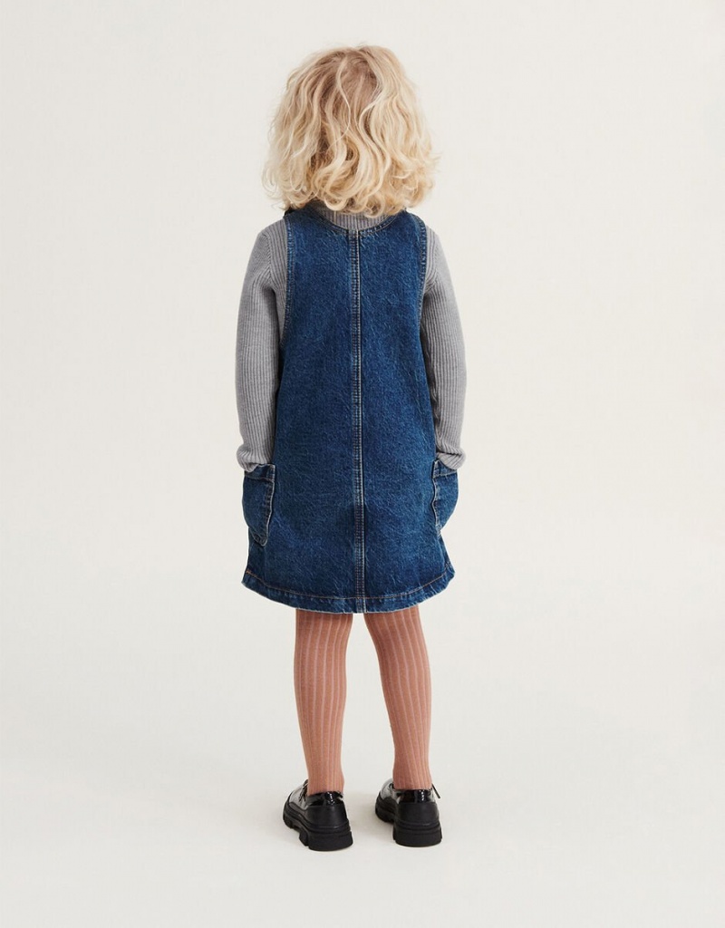 Blue Kids' Monsoon Liewood Maddie Denim Dress | AYN-4745