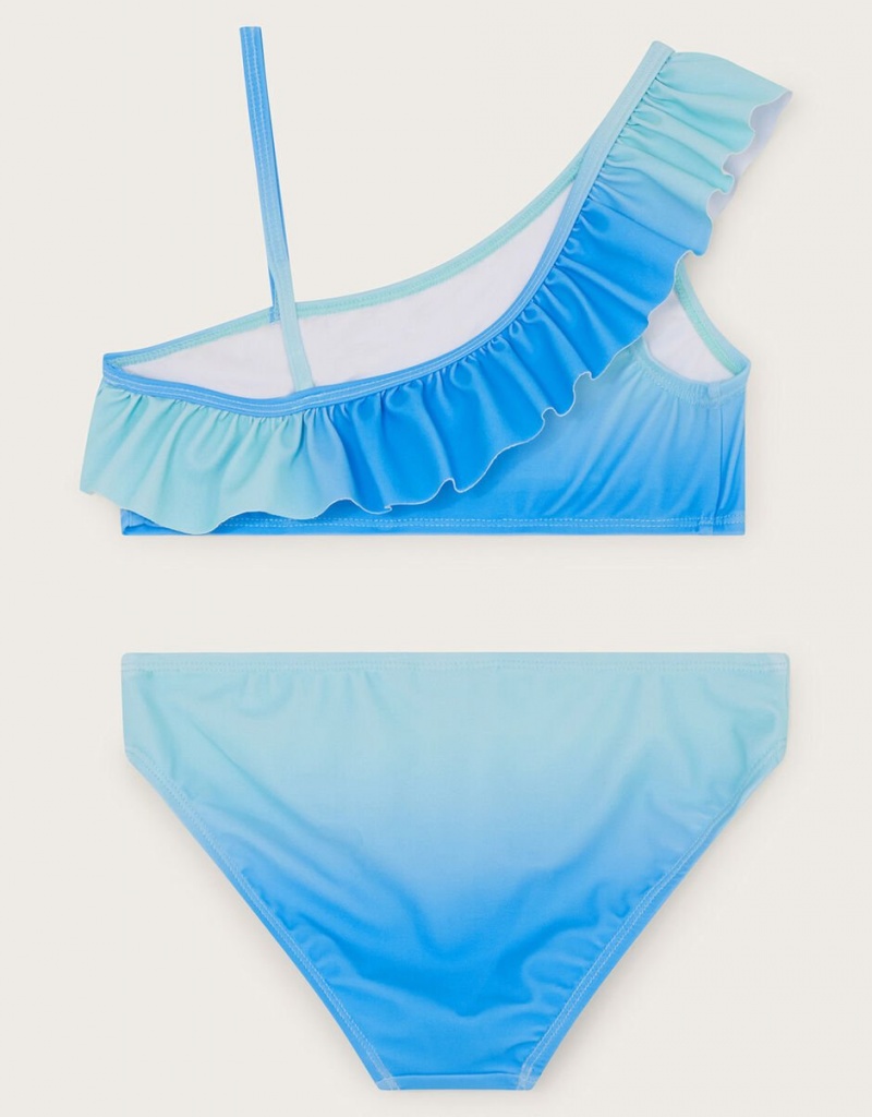 Blue Kids' Monsoon Ombre Bikini Set Swimwear | HTO-6100