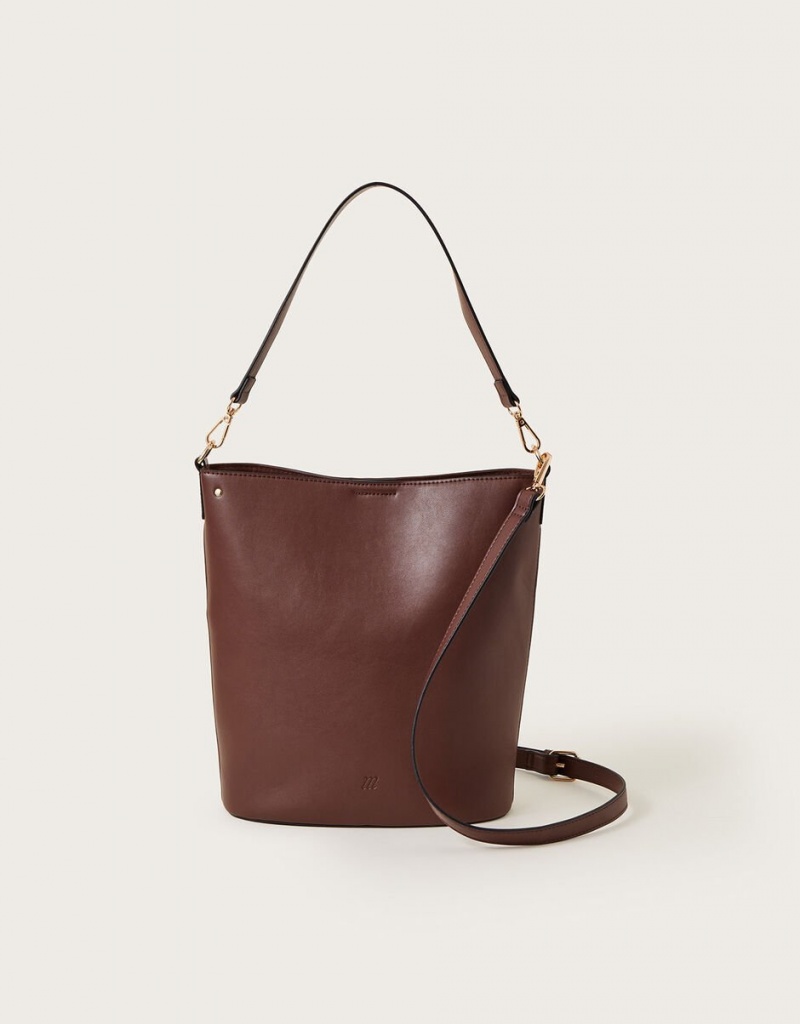 Brown Women's Monsoon Bucket Bags | PIF-5221