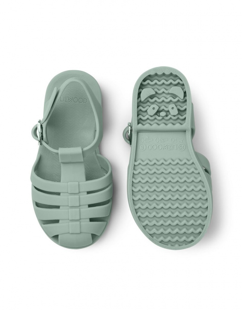 Green Kids' Monsoon Liewood Bre Beach Sandals | VYA-1211