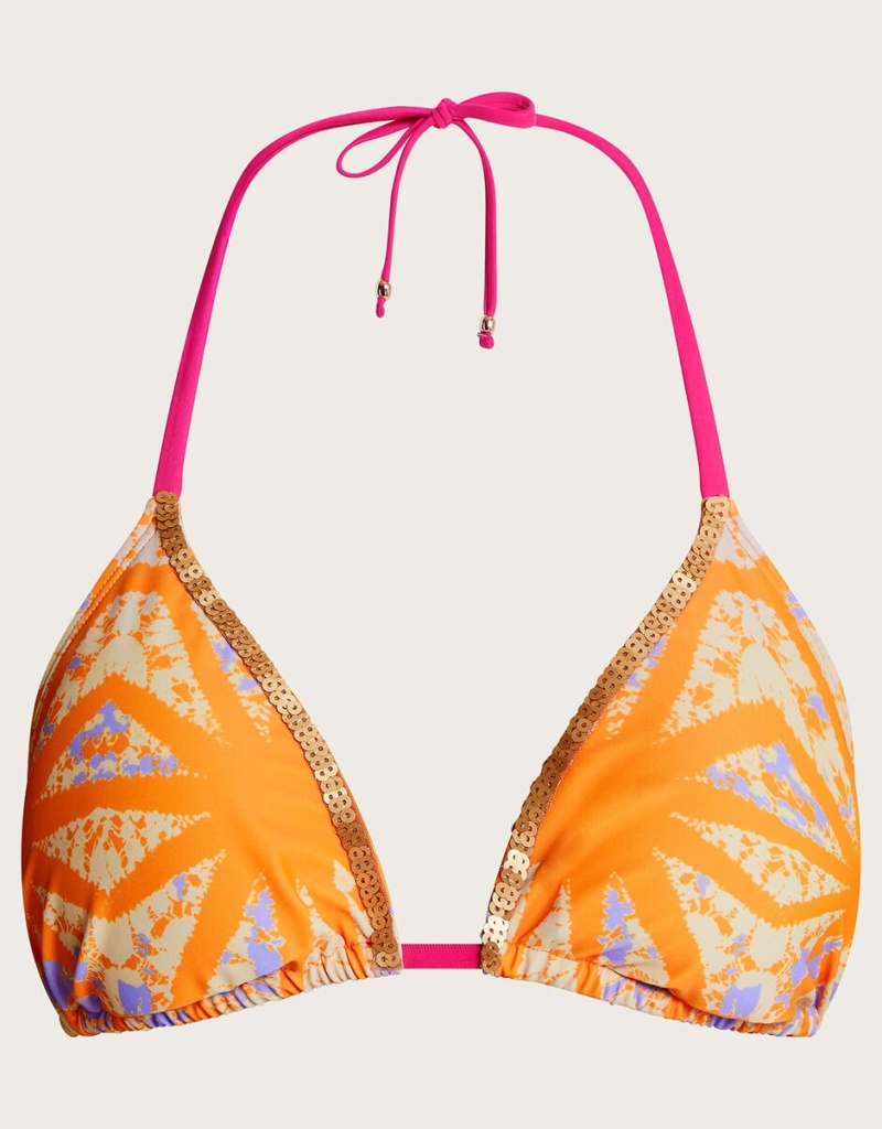 Orange Women's Monsoon Santiago Bikini Tops | QDL-9702