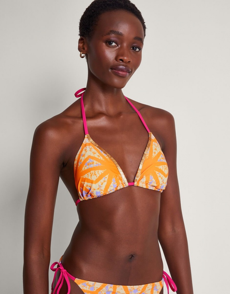 Orange Women\'s Monsoon Santiago Bikini Tops | QDL-9702