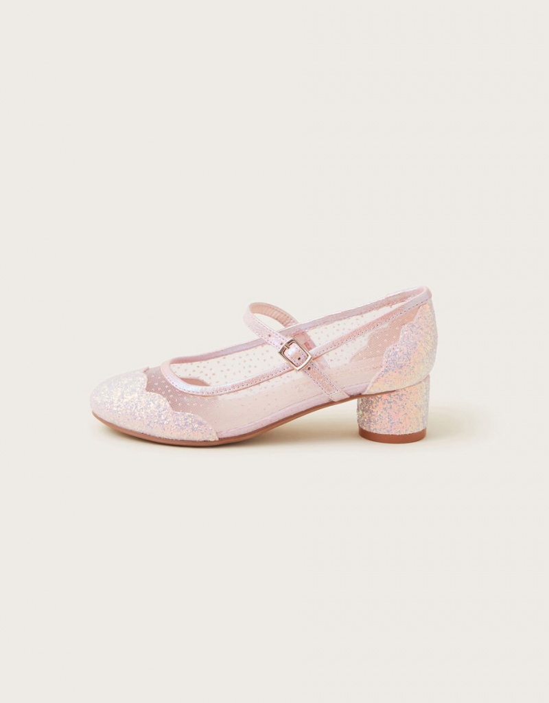 Pink Kids' Monsoon Annabelle Princess Heels | PJU-8270