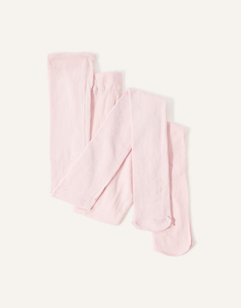 Pink Kids' Monsoon Super Sparkle Twinset Tights | XZG-5197