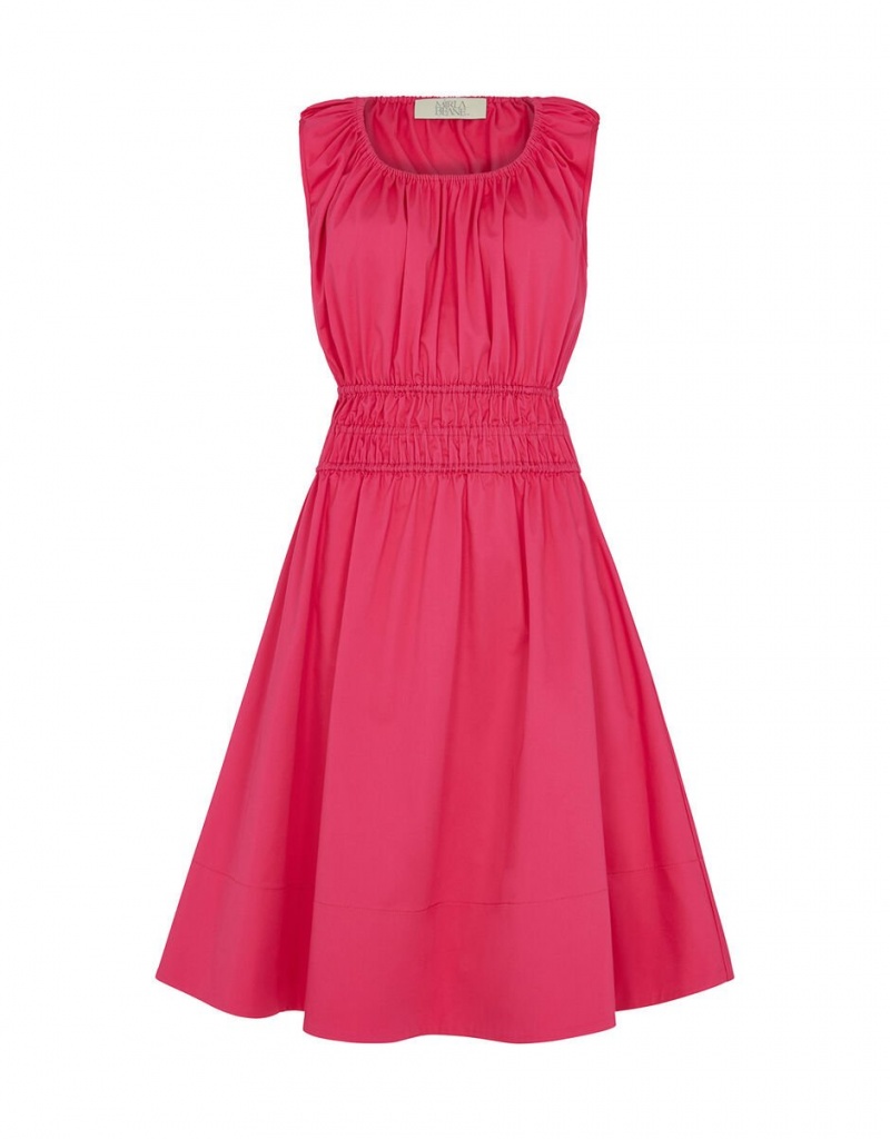 Pink Women's Monsoon Mirla Beane Short Sleeveless Dress | JZA-8728