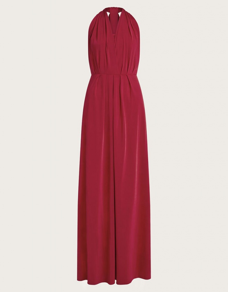 Red Women's Monsoon Thea Multiway Bridesmaid Dress | PEU-2005