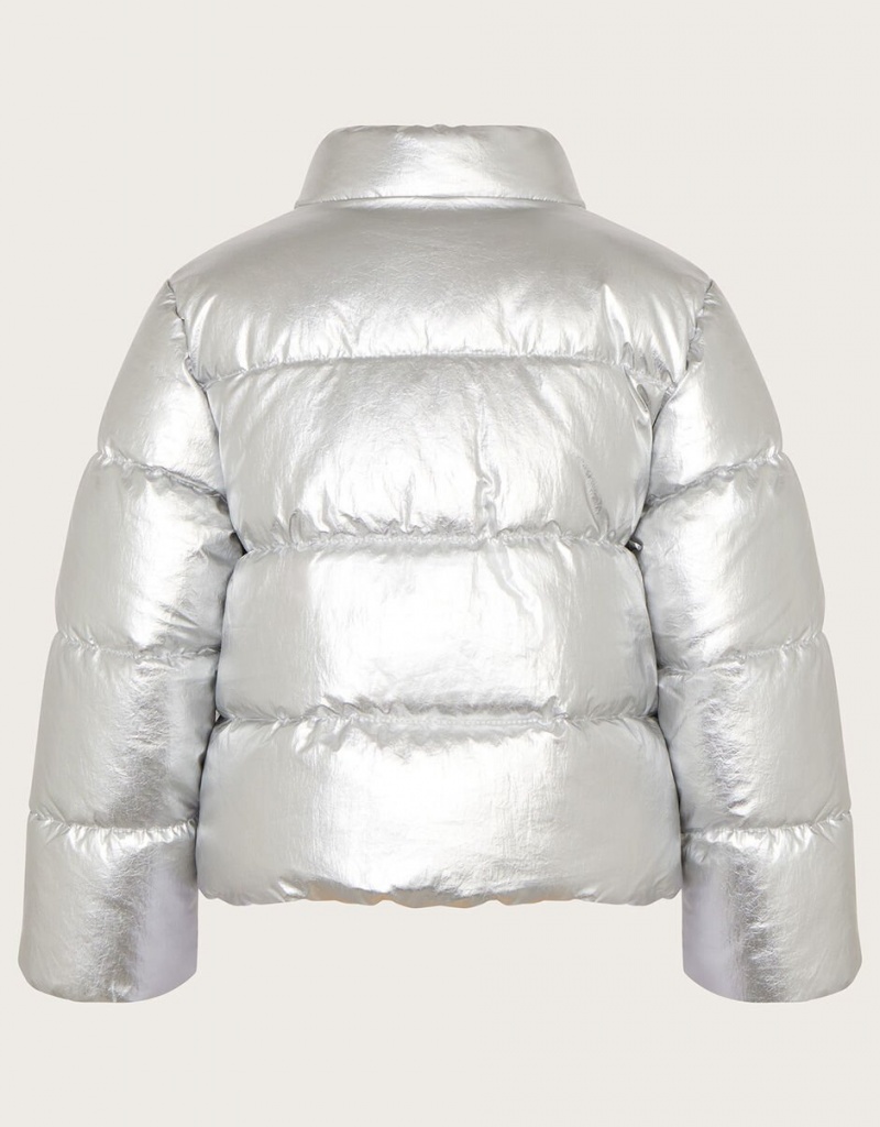 Silver Kids' Monsoon Starry Metallic Jacket | CEI-1777