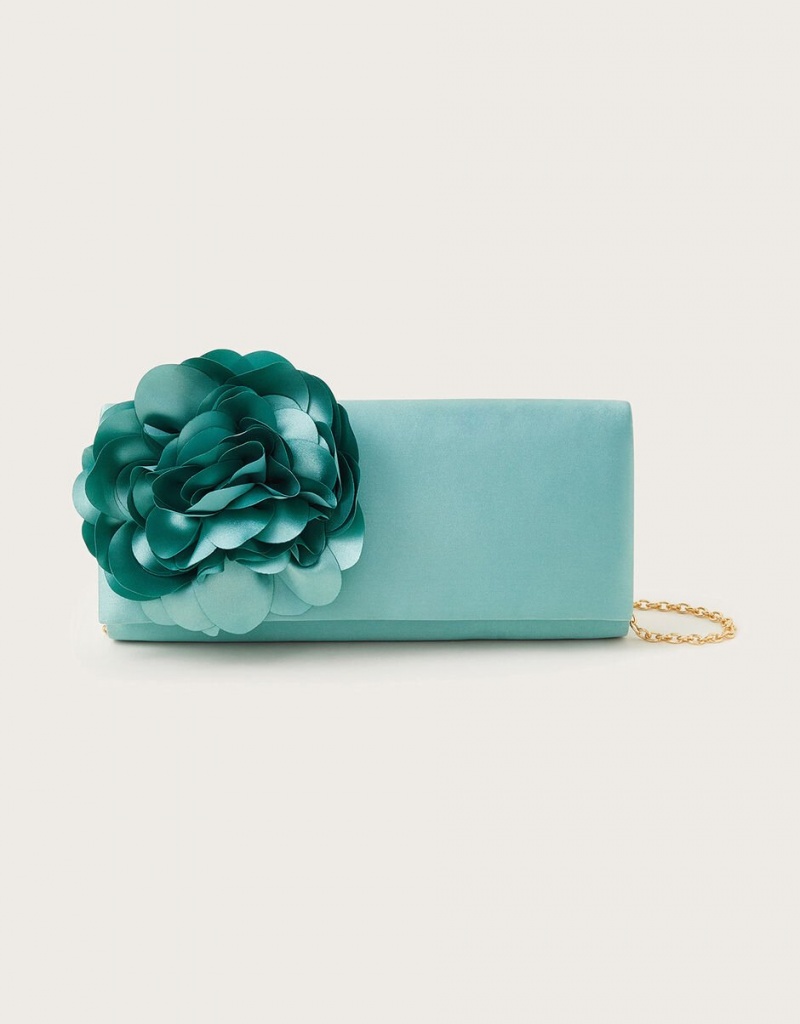 Turquoise Women\'s Monsoon Corsage Occasion Bags | LME-6941