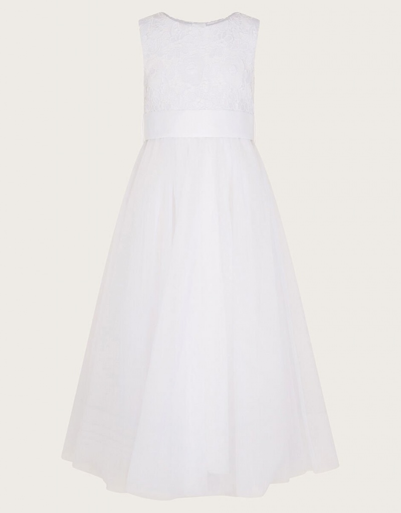 White Kids\' Monsoon Alice Maxi Communion Dress | TTG-9248