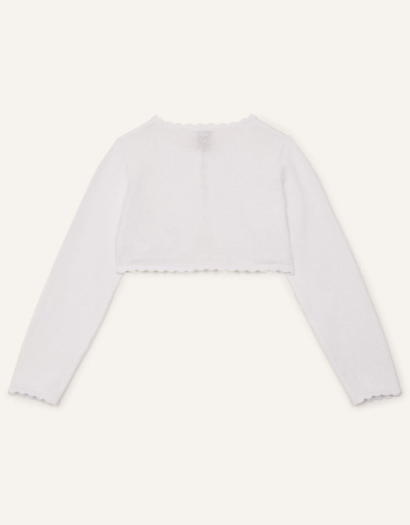 White Kids' Monsoon Niamh Cardigan | IQD-5442