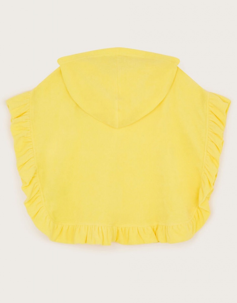 Yellow Kids' Monsoon Pineapple Towelling Cover-Up Swimwear | XEQ-5729